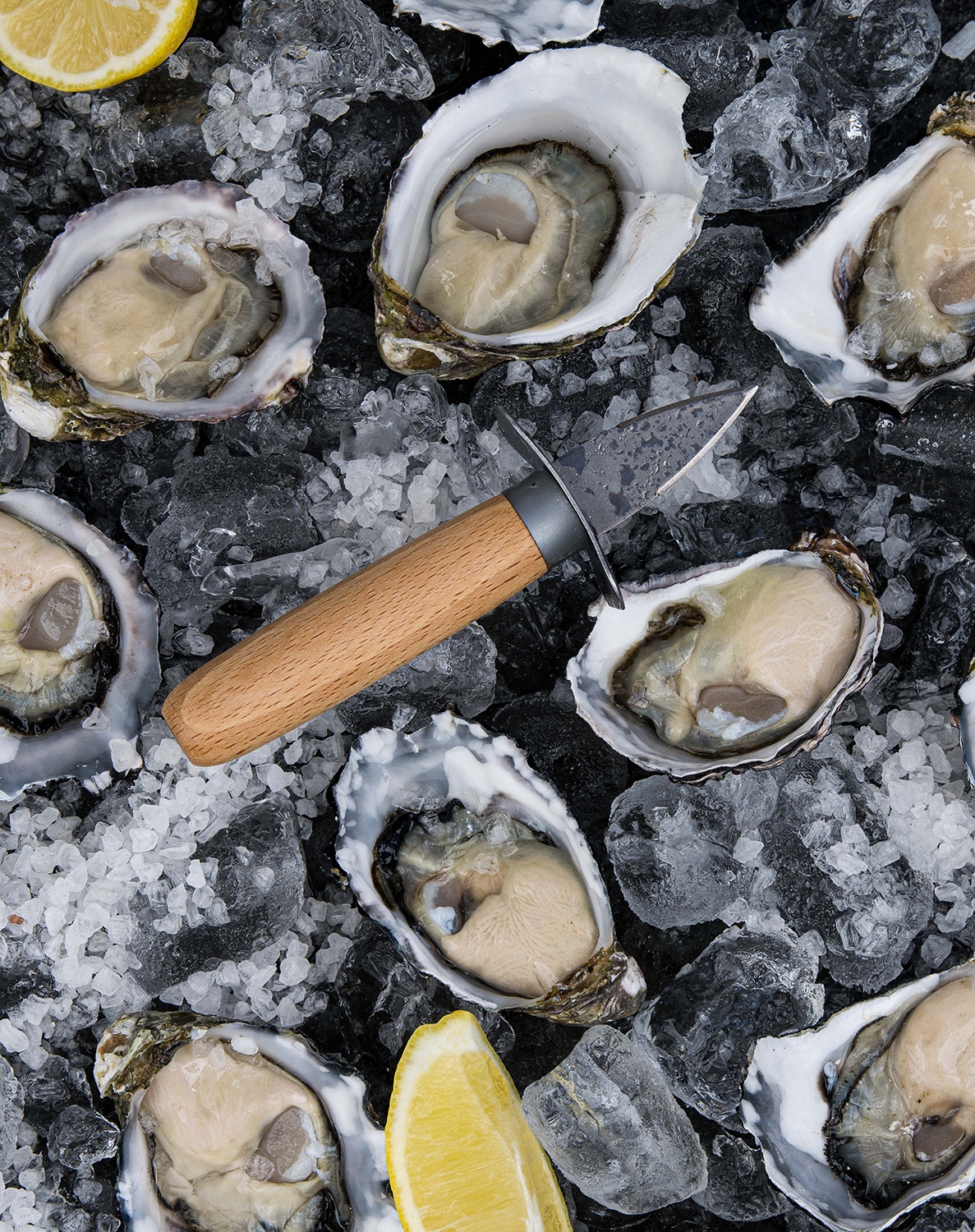 Oyster shucking